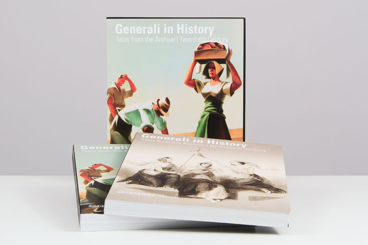 Assicurazioni Generali "Generali in History", Marsilio Editore, 2016. Foto interne di Massimo Goina e autori vari.