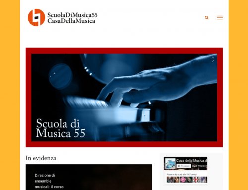 GRAFICA WEB | Realizzazione del sito Scuoladimusica55.it