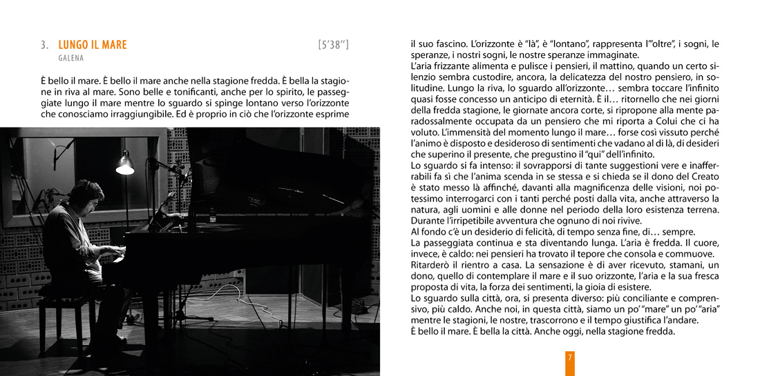 Copertina del CD "Al di qua del Mondo" di Don Mario Vatta. Grafica e fotografie di Massimo Goina. STUDIOGOINA.IT