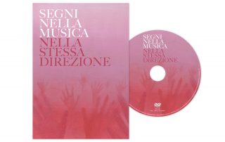 Studio Goina, grafica, fotografia, formazione. Copertina del DVD "Segni nella musica. Nella stessa direzione".