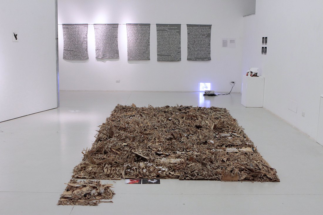 Inaugurazione della mostra "Perduto padre". Foto di Massimo Goina