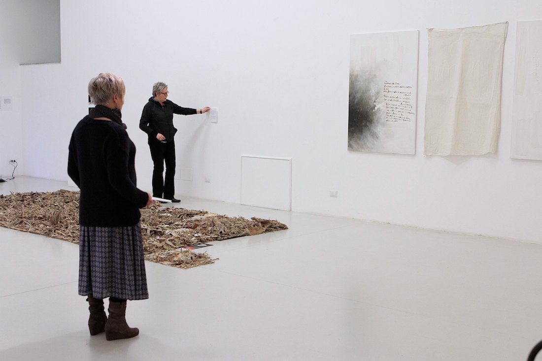 Inaugurazione della mostra "Perduto padre". Foto di Massimo Goina