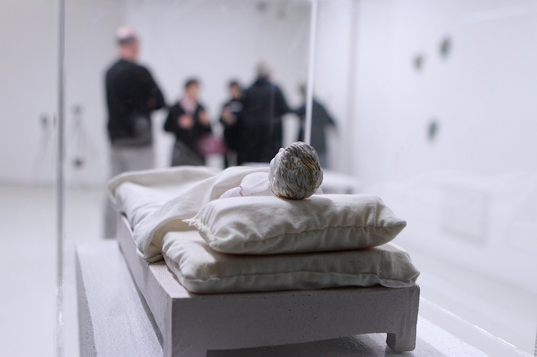 Inaugurazione della mostra "Perduto padre". Foto di Massimo Goina