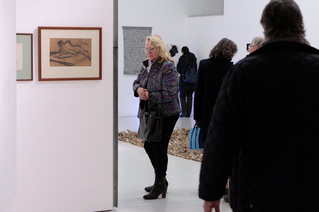 Inaugurazione della mostra "Perduto padre". Foto di Massimo Goina