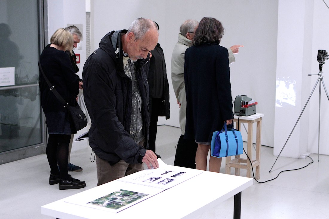 Inaugurazione della mostra "Perduto padre". Foto di Massimo Goina