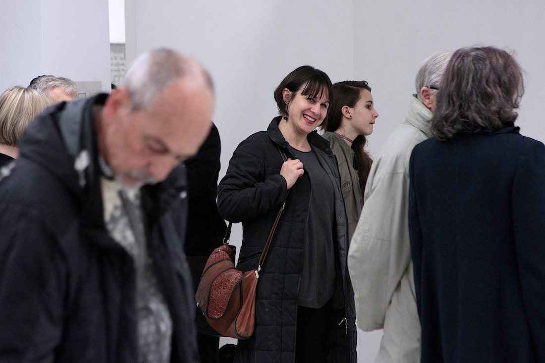 Inaugurazione della mostra "Perduto padre". Foto di Massimo Goina