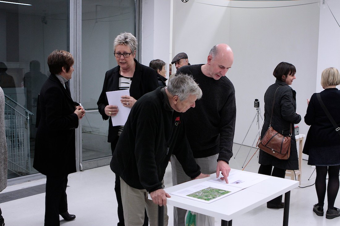 Inaugurazione della mostra "Perduto padre". Foto di Massimo Goina