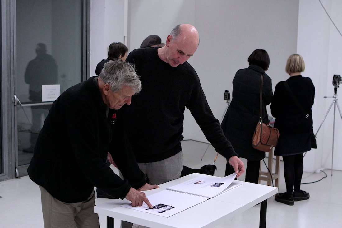 Inaugurazione della mostra "Perduto padre". Foto di Massimo Goina