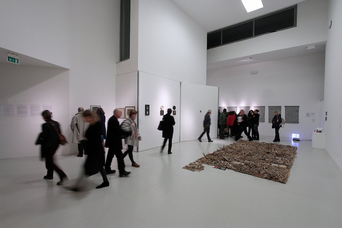 Inaugurazione della mostra "Perduto padre". Foto di Massimo Goina