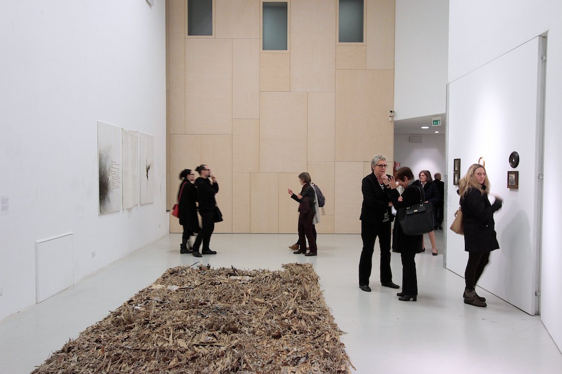 Inaugurazione della mostra "Perduto padre". Foto di Massimo Goina