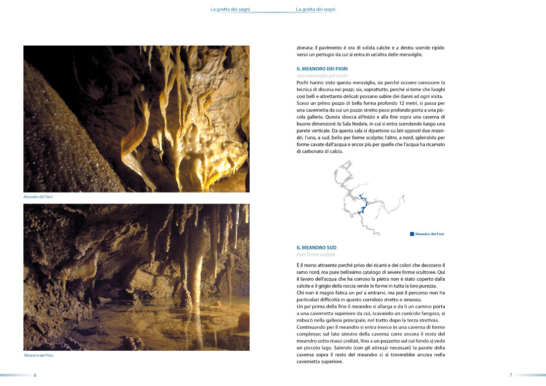 Studio Goina, grafica, fotografia, formazione. Volume "La grotta dei sogni", grafica di Massimo Goina.