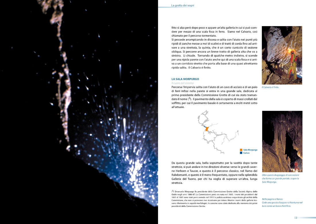 Studio Goina, grafica, fotografia, formazione. Volume "La grotta dei sogni", grafica di Massimo Goina.