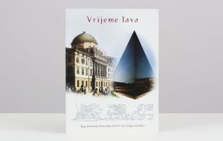 Studio Goina, grafica, fotografia e formazione, Trieste. Ideazione e realizzazione grafica del volume "Vrijeme lava" (versione in lingua croata de "Il tempo del Leone. Il lungo viaggio delle Generali dal 1831 al terzo millennio"), realizzato per il Gruppo Generali, edizione croata del 2004.