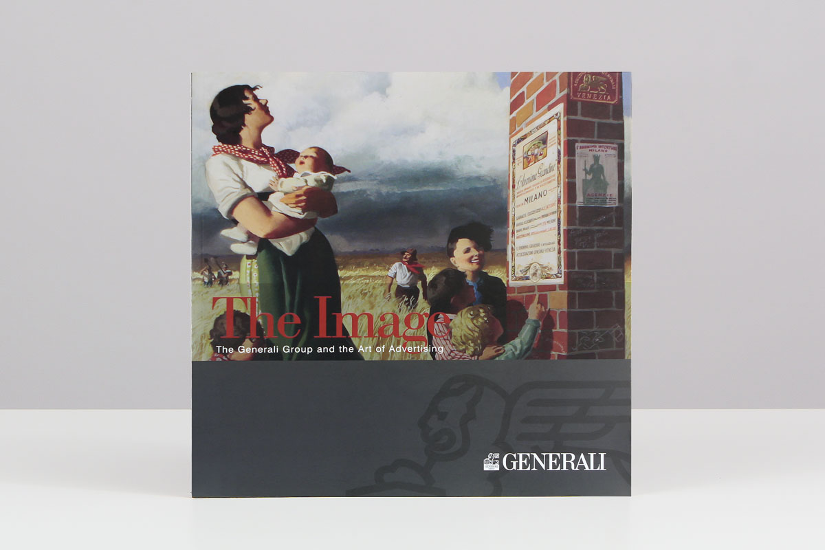 Gruppo Generali, volume "The Image. The Generali Group and the art of advertising", edizione inglese de "L'Immagine. Il Gruppo Generali e l'arte della reclame". Fotografia in copertina e molte immagini interne di Massimo Goina