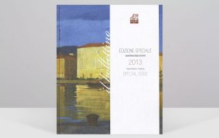 Gruppo Generali "Il Bollettino" edizione speciale 2013. Foto in copertina di Massimo Goina. "Le rive di Trieste" di Roberto D'Ambrosio, Assicurazioni Generali, Trieste.