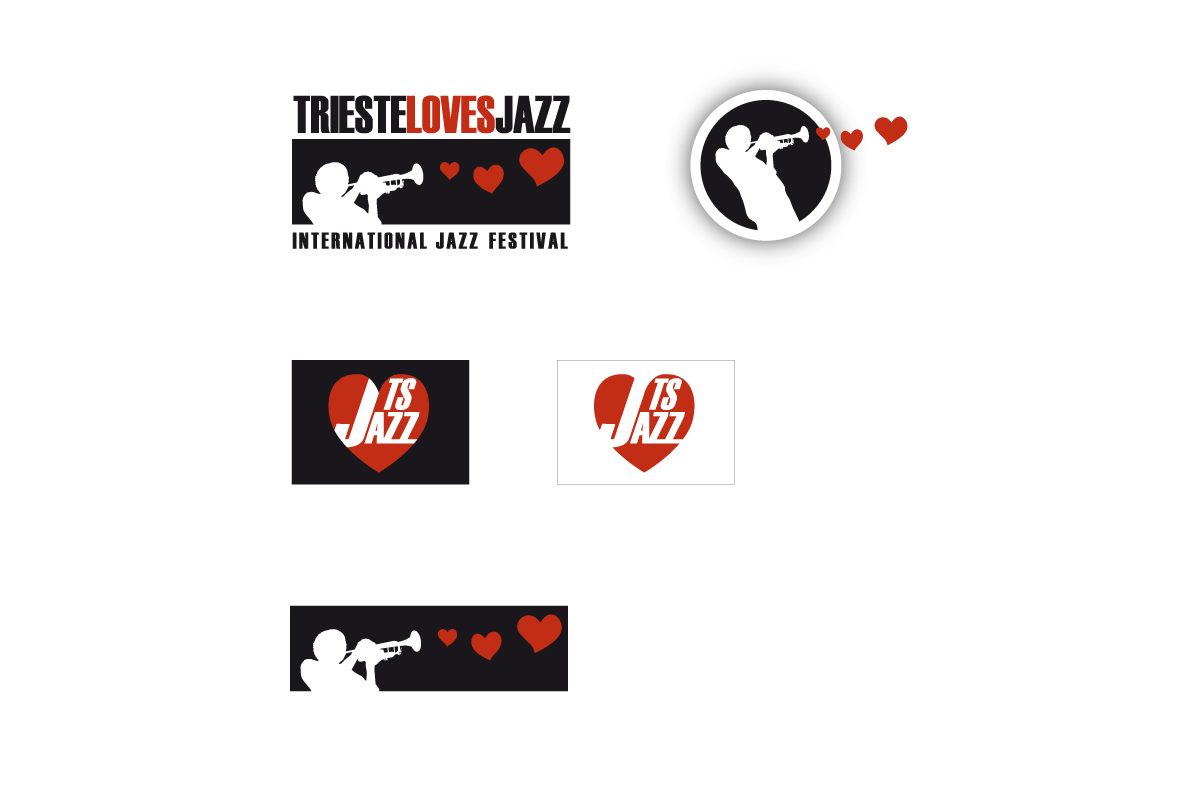 Studio Goina, grafica, fotografia, formazione. Ideazione e realizzazione del logo del "TriesteLovesJazz international festival". Design di Massimo Goina, 2009